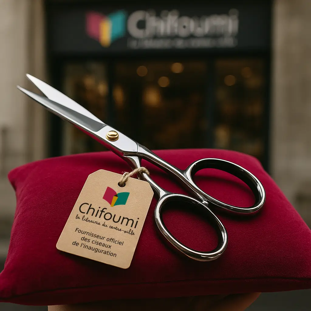 Librairie Chifoumi - Événements - Fournisseur officiel des ciseaux de l'inauguration